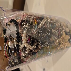 Mystery Jewelry Jar Over 4 Pounds